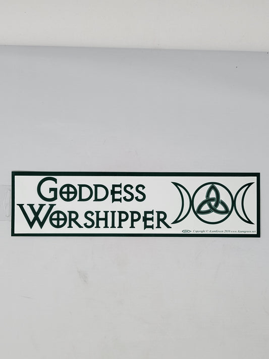 Bumper Stickers Goddess Worshipper