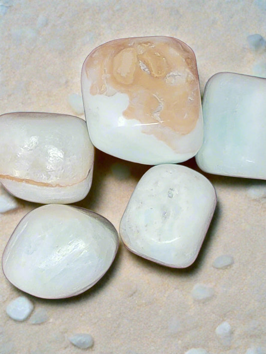 Caribbean Calcite Freeforms Small Tumbled