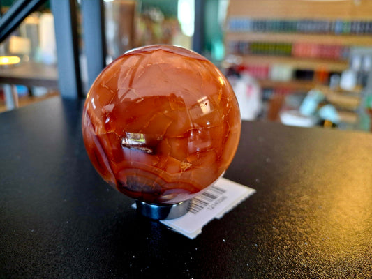 Carnelian Sphere 2-3"