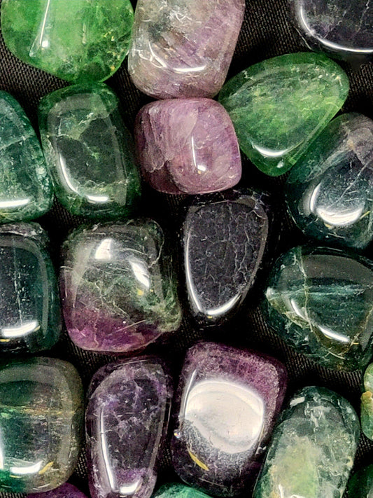 Chinese Fluorite Tumbled