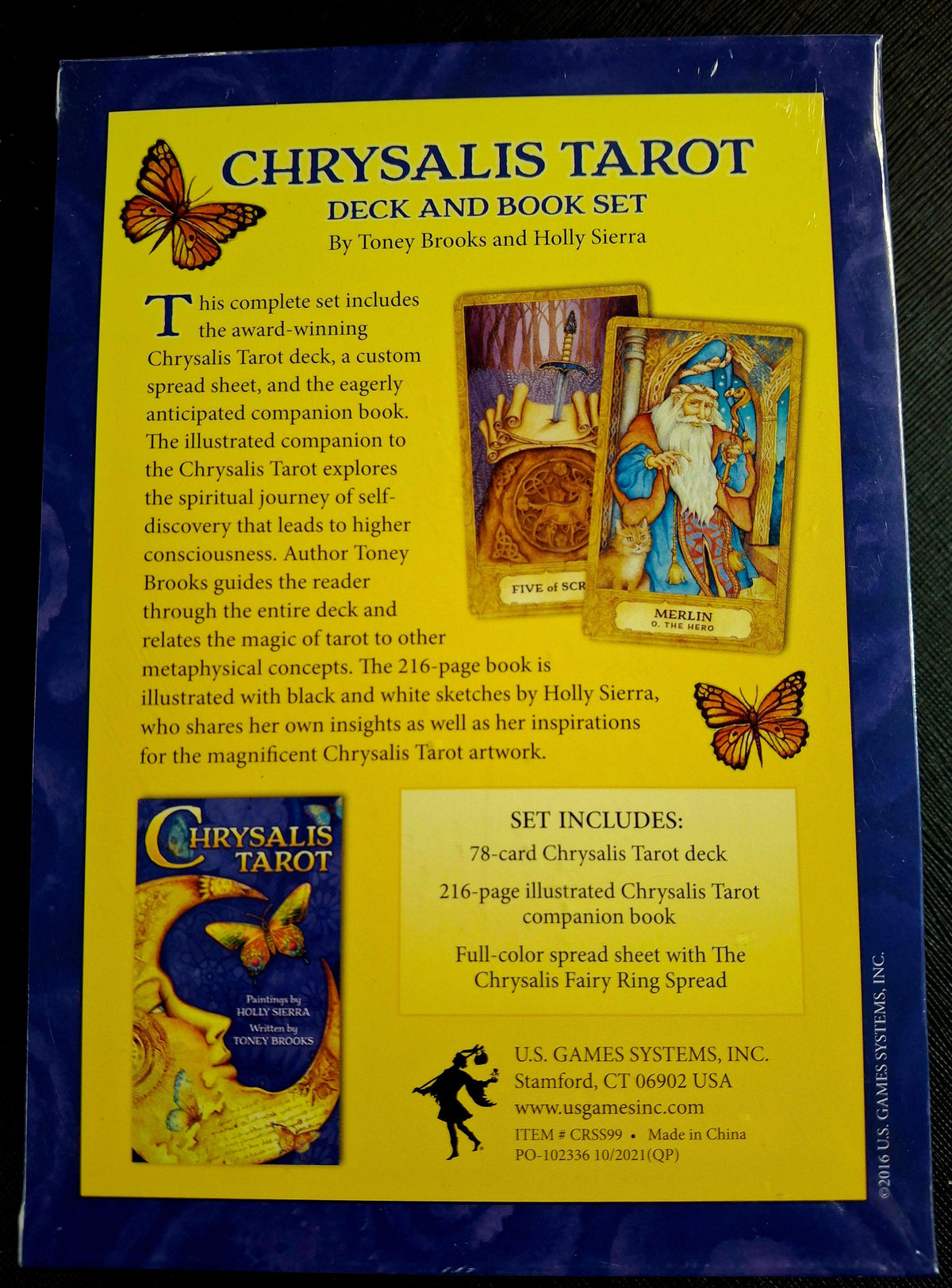 Chrysalis Tarot Deck and Book Set
