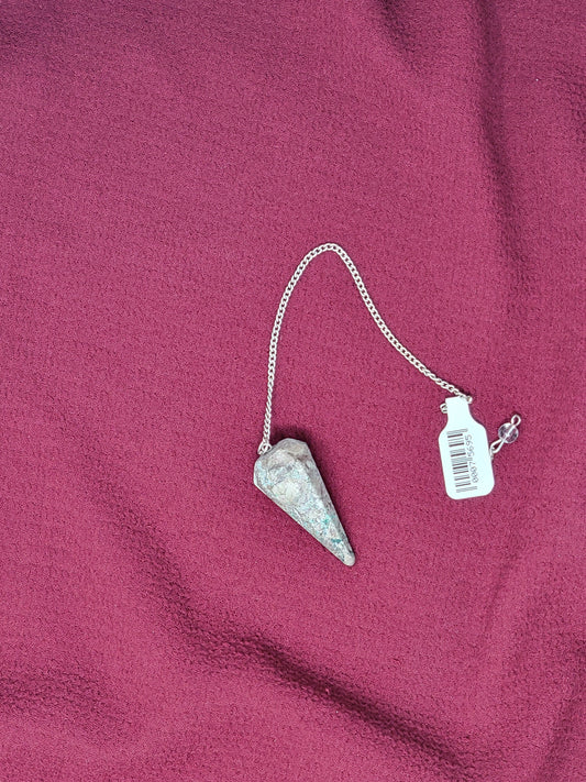 Chrysocolla Gemstone Pendulum