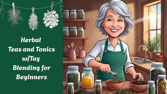 Class Ticket - 1pm Sunday, February 15th, 2026 - Herbal Teas and Tonics w/Tay Blending for Beginners