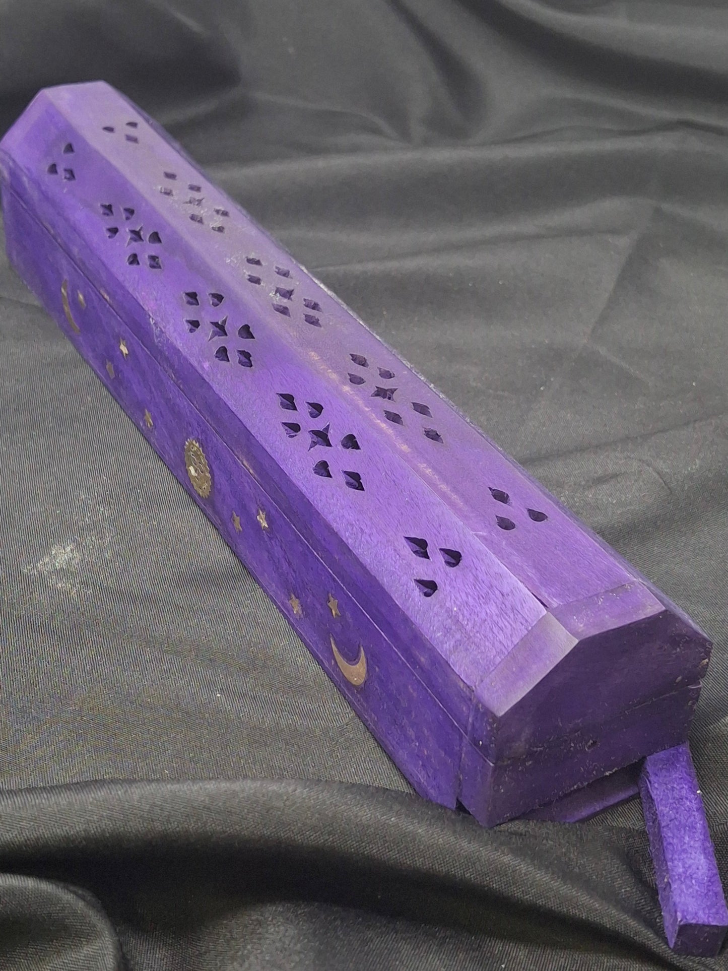 Coffin Box w/Storage (Purple Celestial)