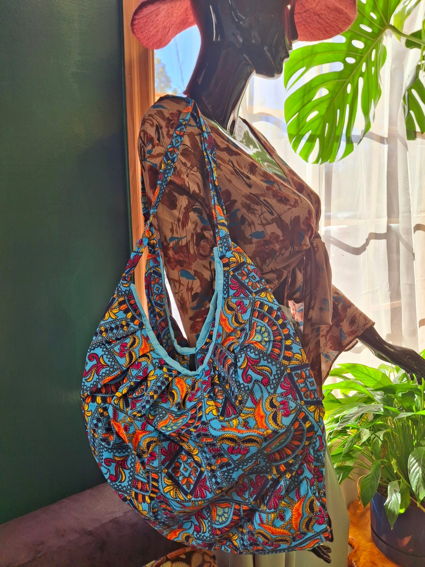 Cotton Hobo Bag Multicolor