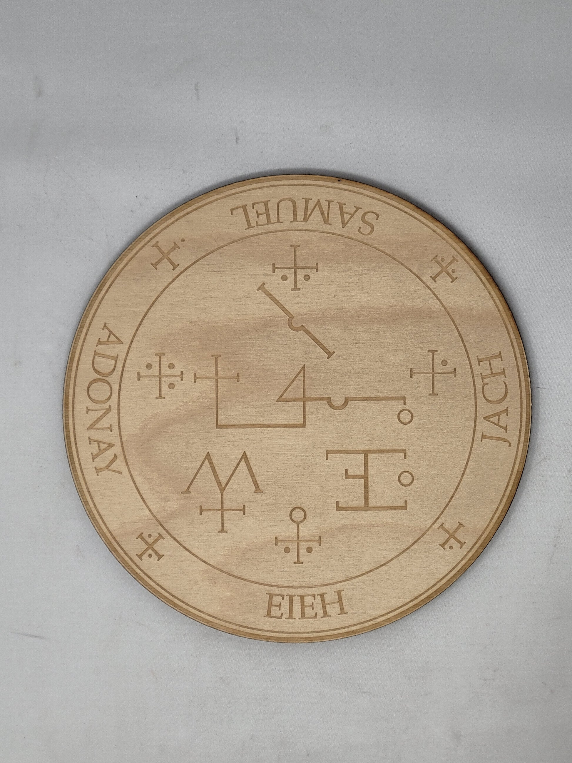 Crystal Grids & Laser Engraved Sigils 8"