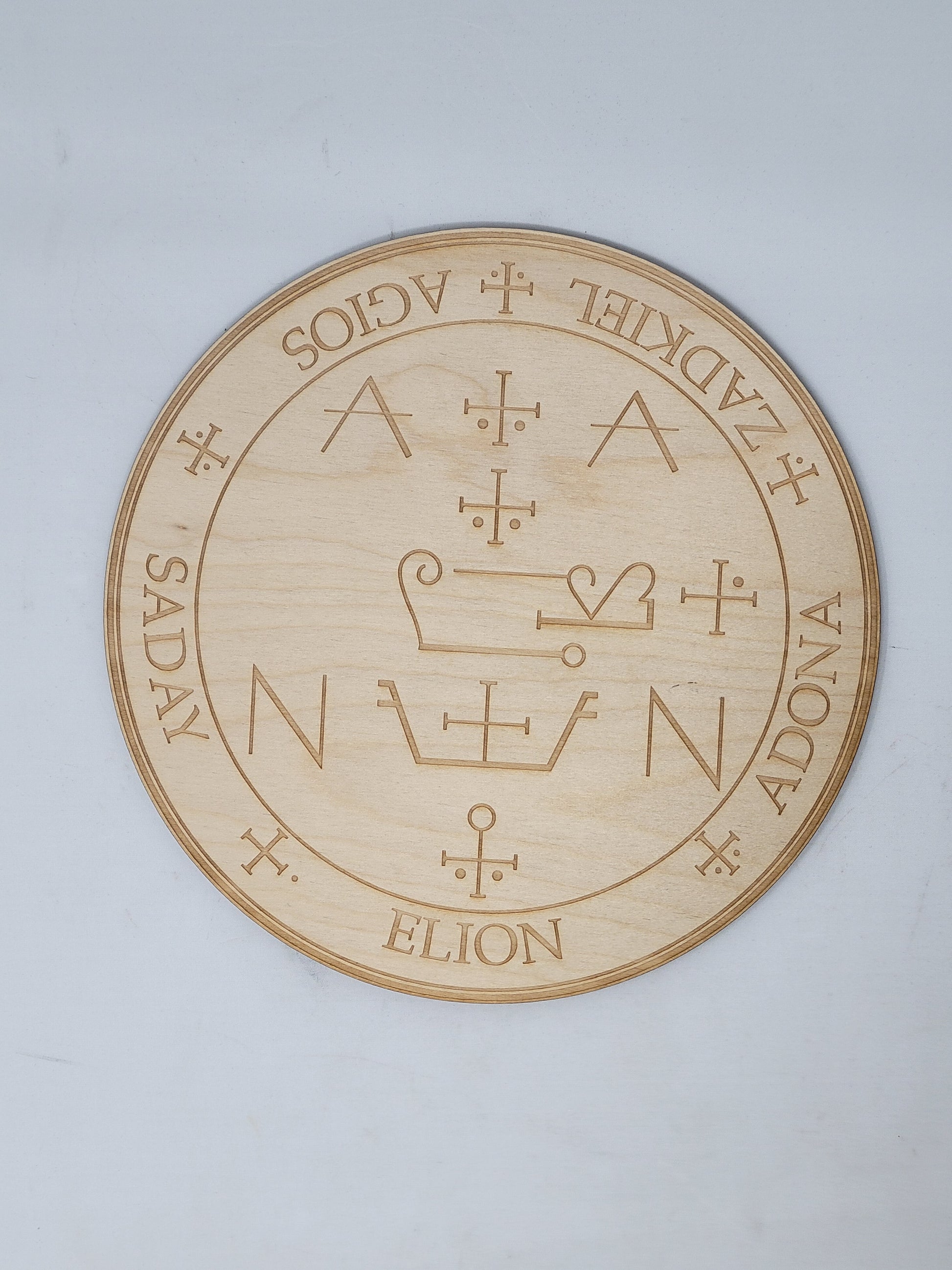 Crystal Grids & Laser Engraved Sigils 8"