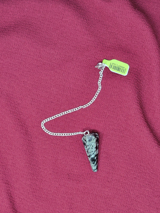 Cuprite Gemstone Pendulum