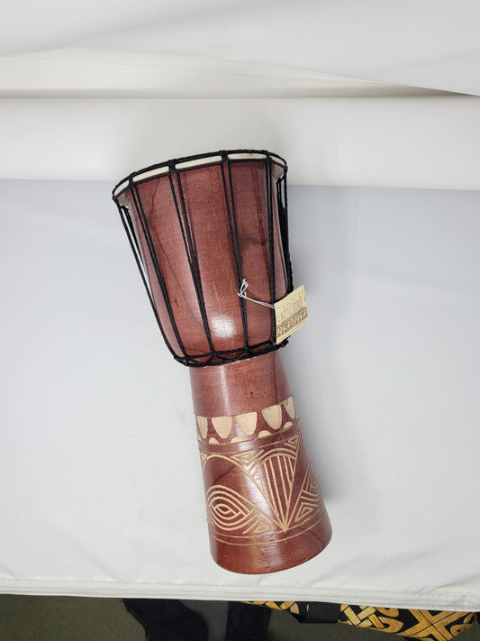 Drums Djembe Carved Mahogany
