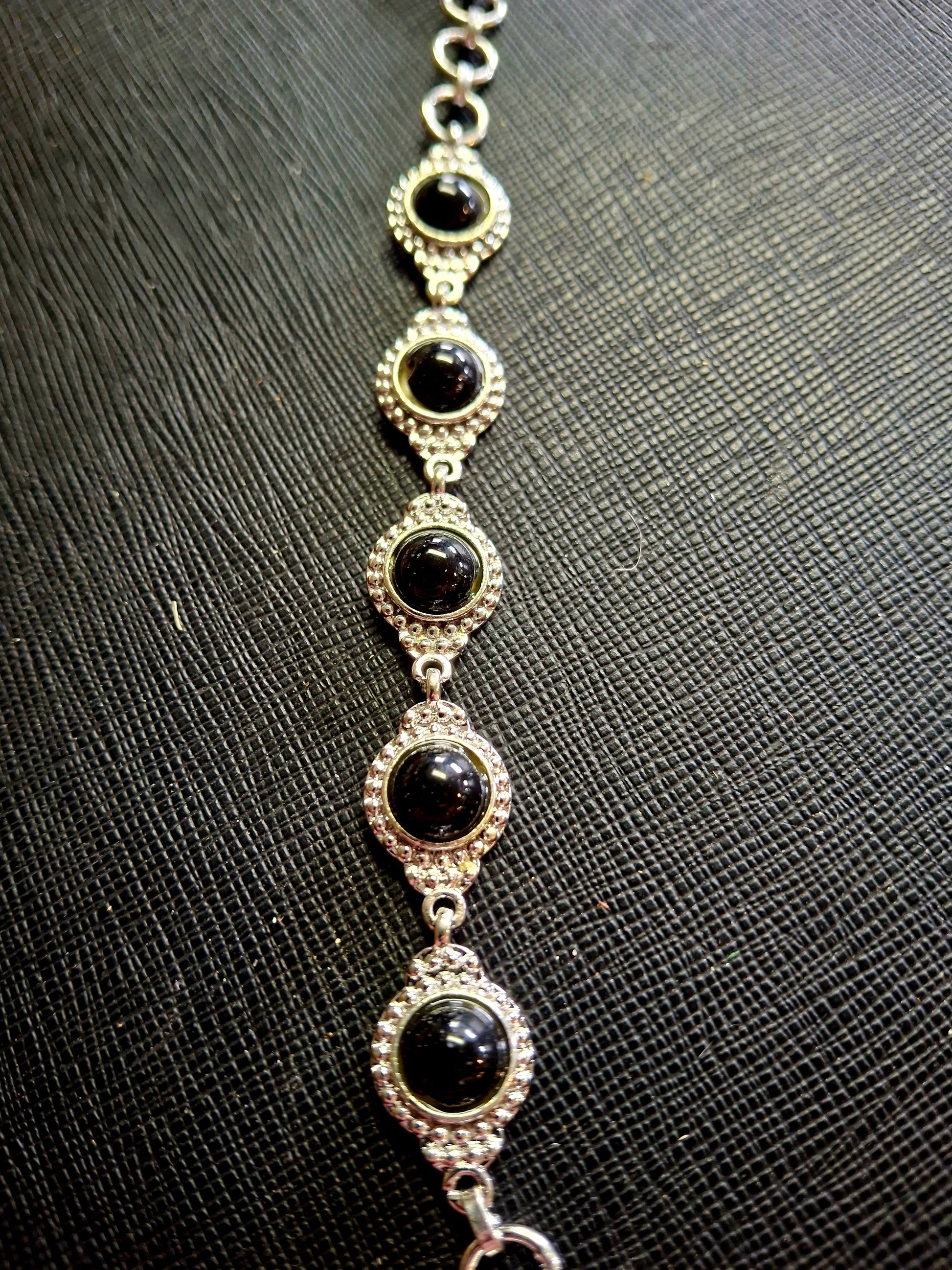 Elegant Polished Gemstone Bracelets