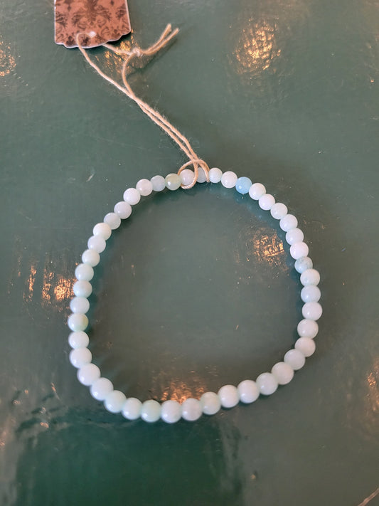 Energy Bead 4mm Amazonite Bracelet