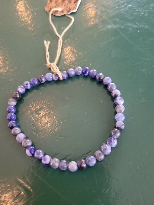 Energy Bead 6mm Sodalite Bracelet