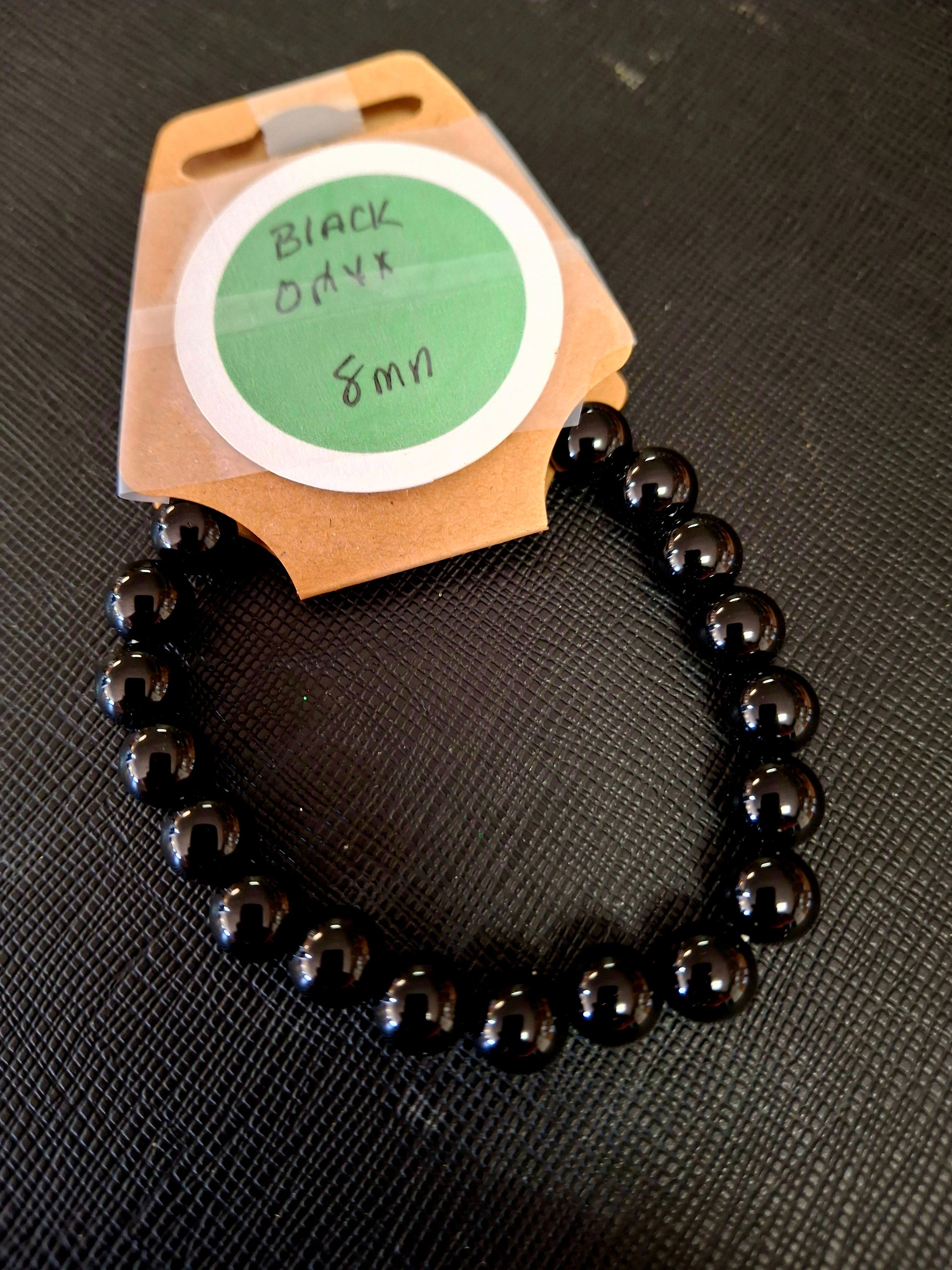 Energy Bead Bracelet 8mm Black Onyx