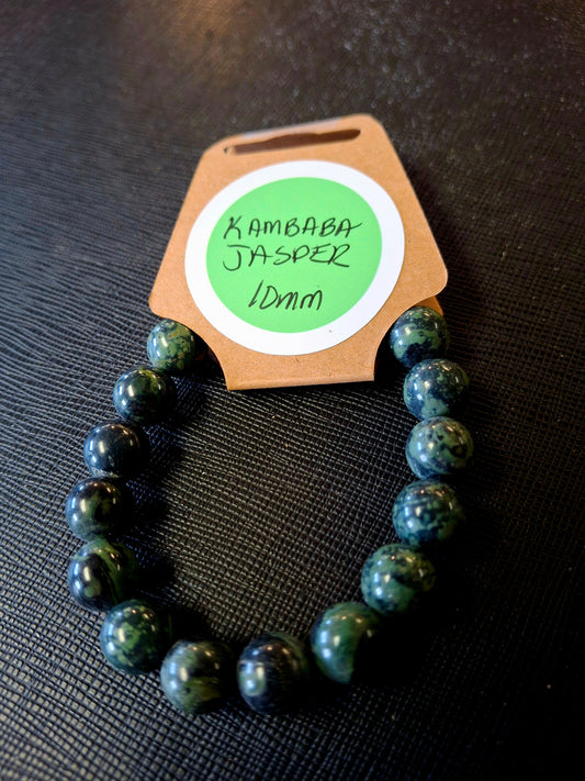 Energy Bead Bracelets 10mm - Kambaba Jasper