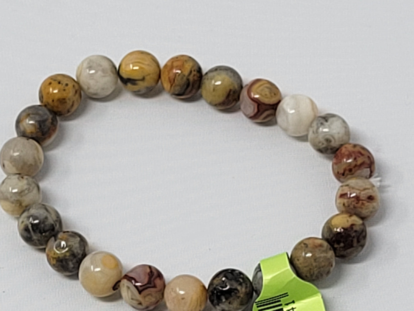 Energy Bead Bracelets Crazy Lace Agate 8mm