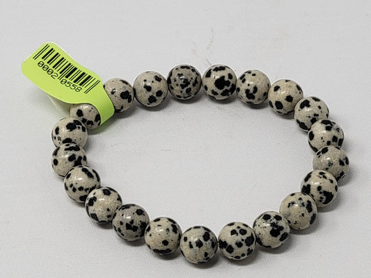 Energy Bead Bracelets Dalmation 8mm