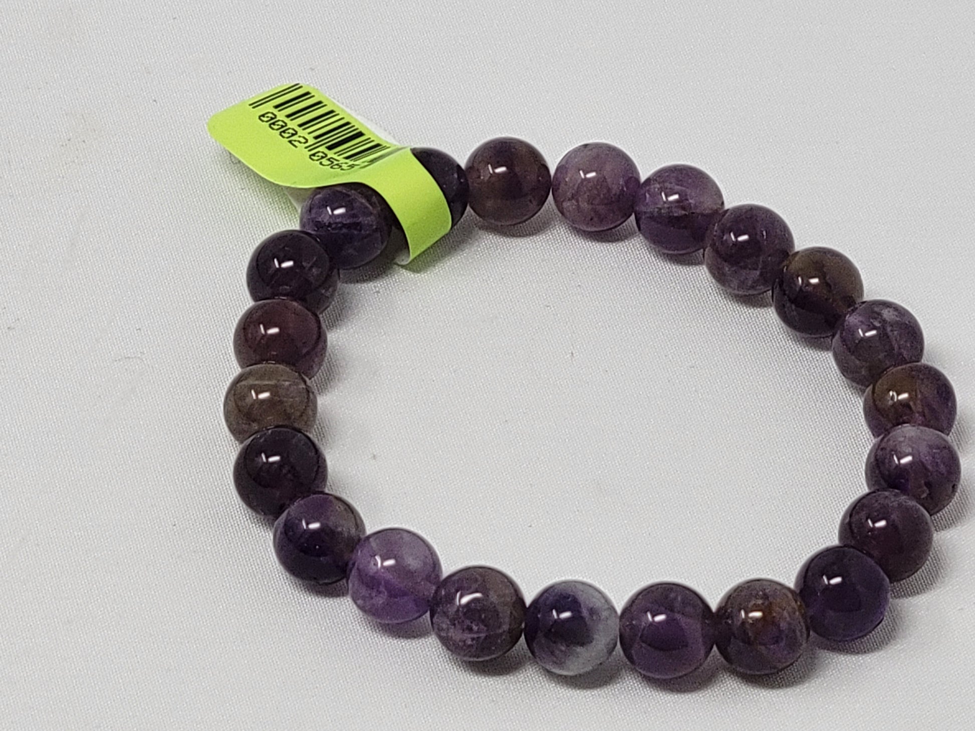 Energy Bead Bracelets Dog Tooth Amethyst 8mm