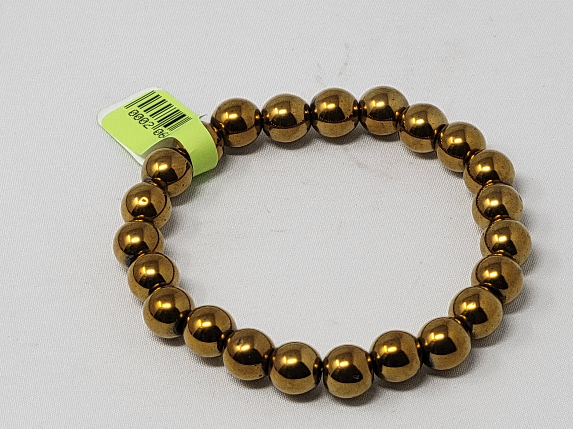 Energy Bead Bracelets Gold Plated Hematite 8mm