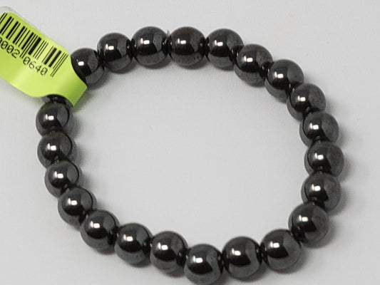 Energy Bead Bracelets Hematite 8mm