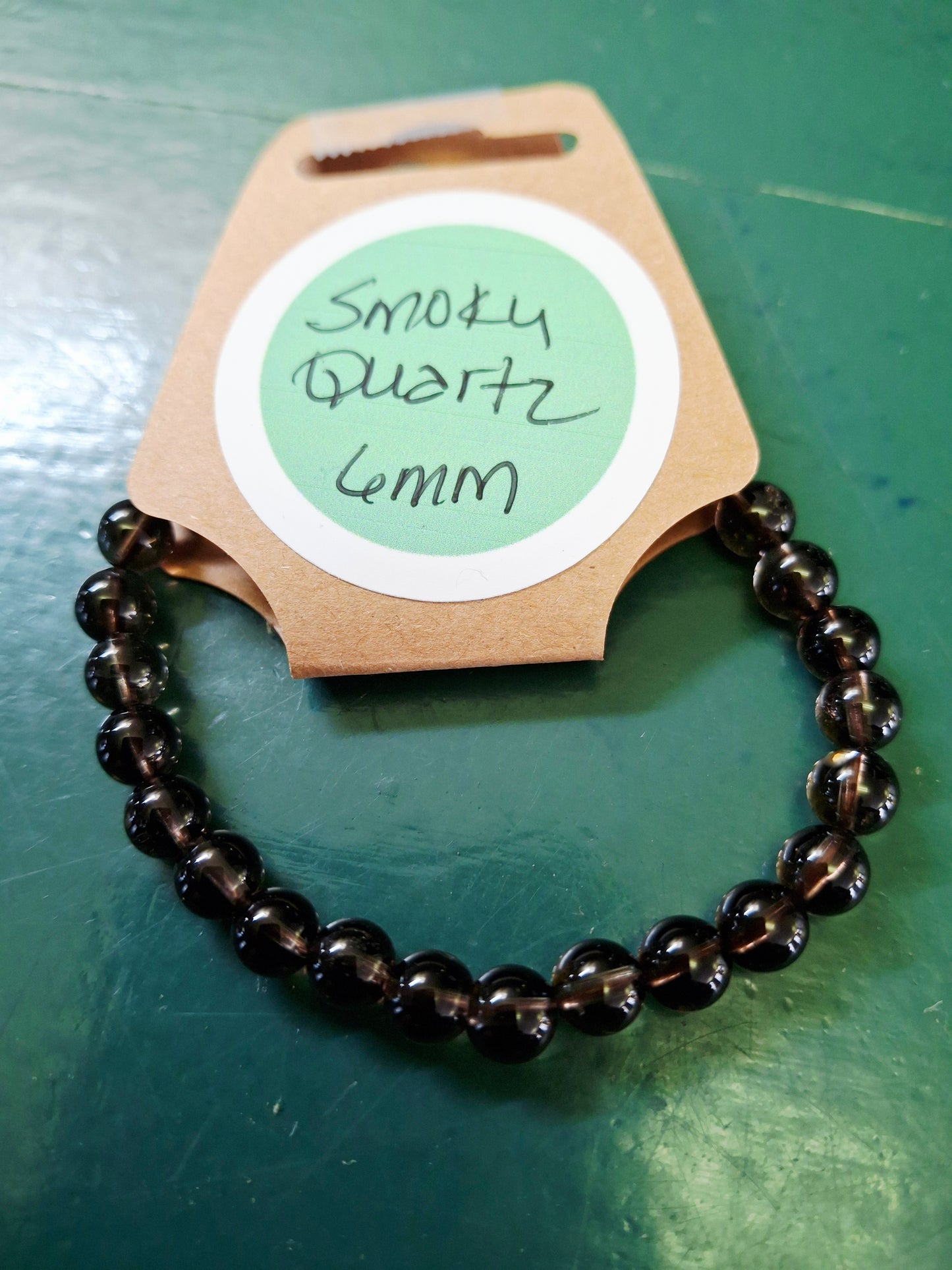 Energy Bead Bracelets Smoky Quartz 6mm