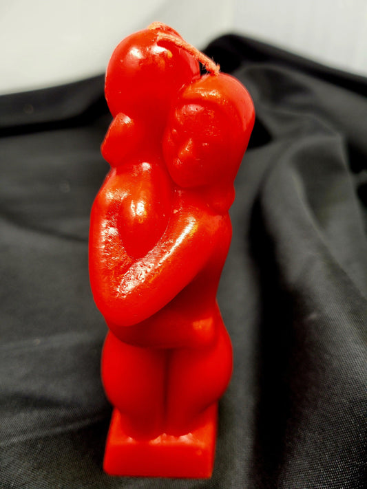 Erotic Couple Candle (Red)