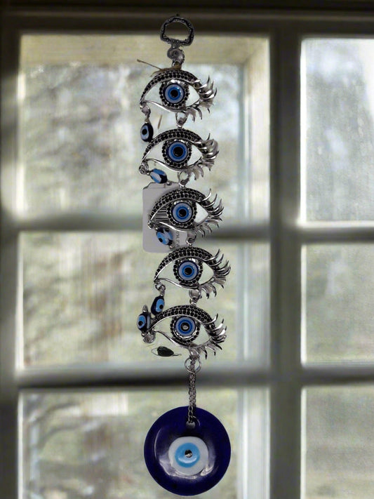 Evil Eye Wall Hanging 10"H, 2"W