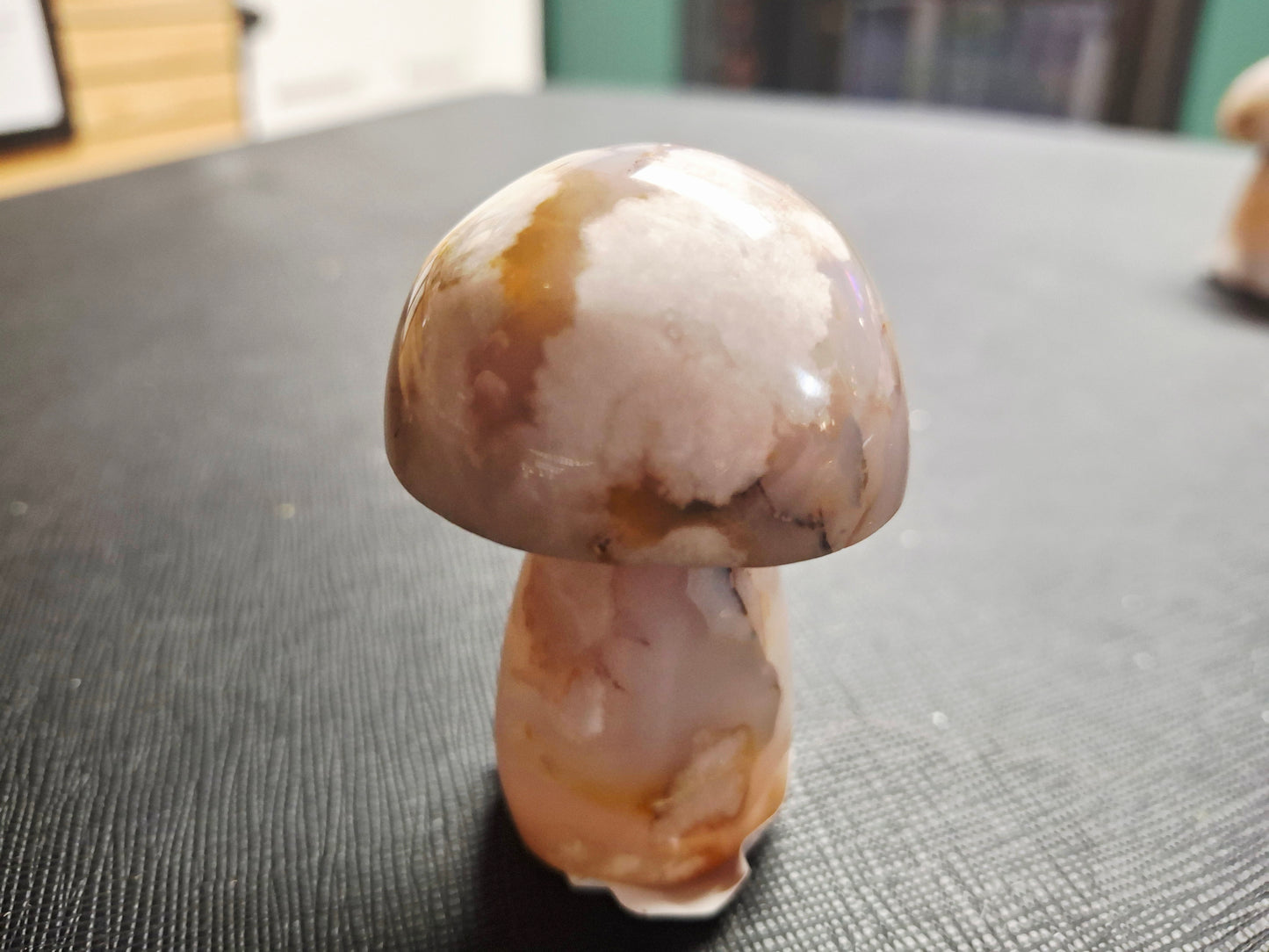 Flower Agate Mushrooms