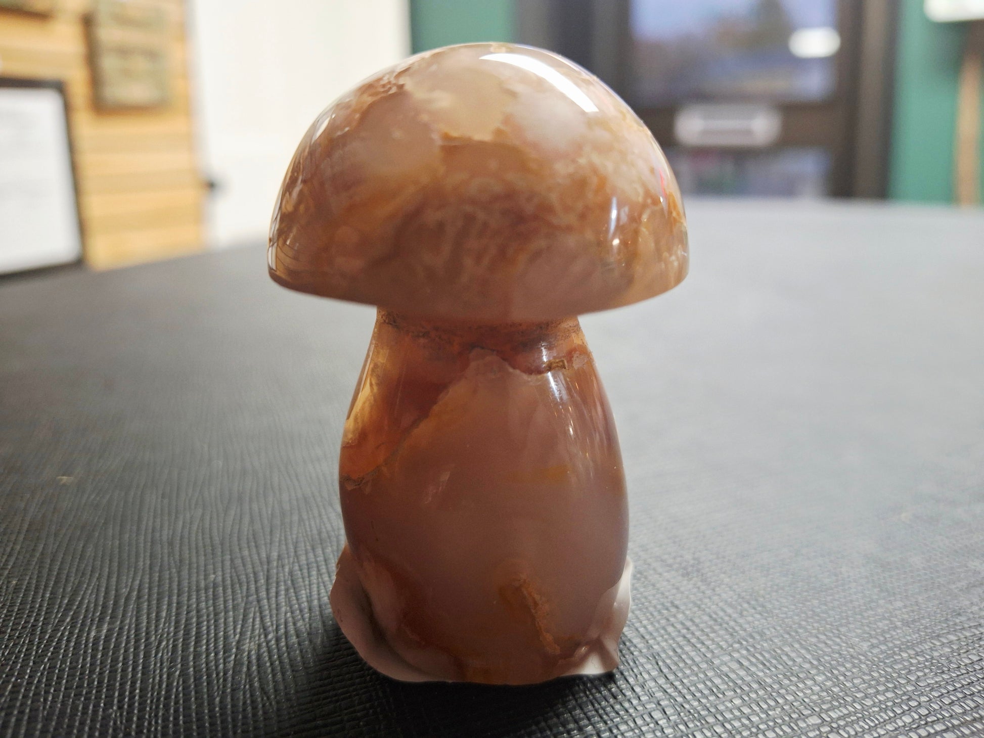 Flower Agate Mushrooms