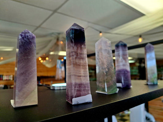 Fluorite Tower 4-5"