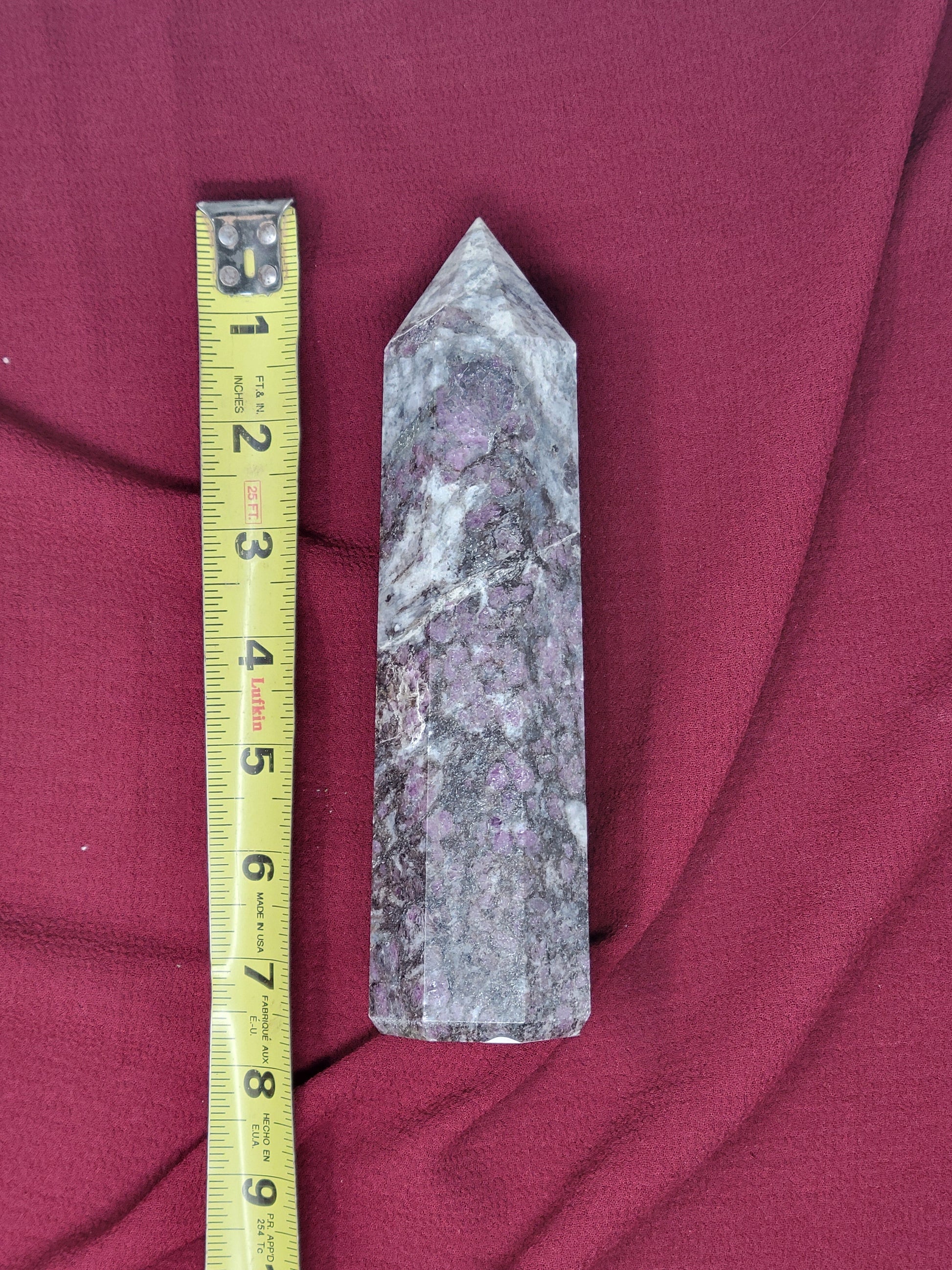 Garnet in Astrophyllite Point