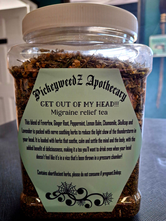 Get Out Of My Head!!! (Migraine relief tea)
