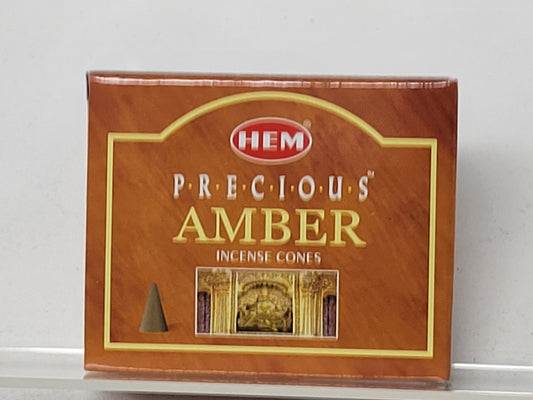 HEM Cone Incense Precious (Amber)