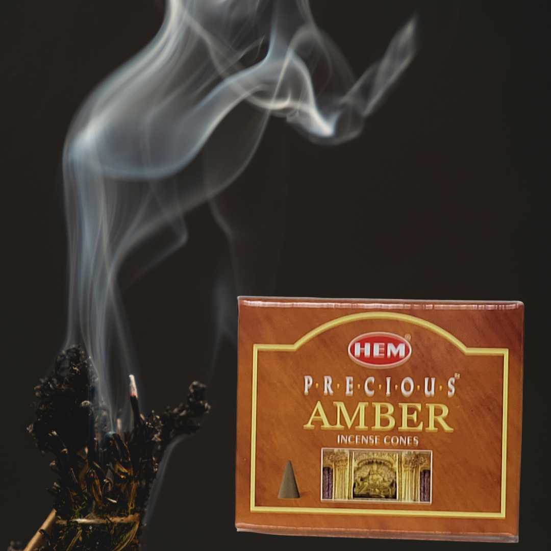 HEM Cone Incense Precious (Amber)