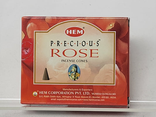 HEM Cone Incense (Precious Rose)