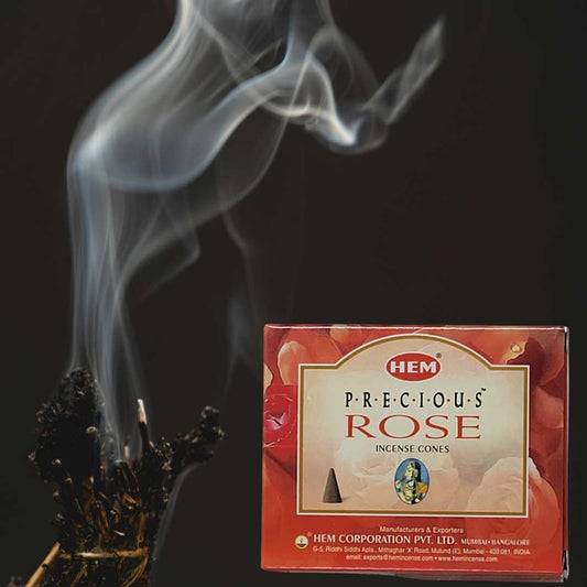 HEM Cone Incense (Precious Rose)