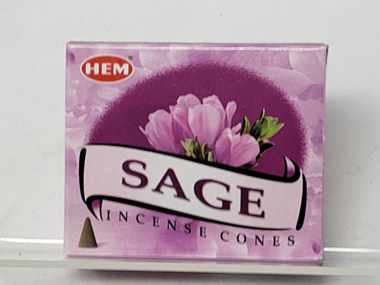 HEM Cone Incense (Sage Salvia)