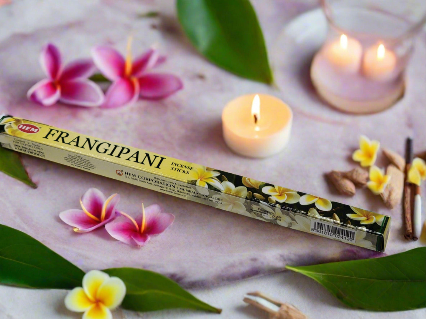 HEM Incense Sticks 8pk (Frangipani)