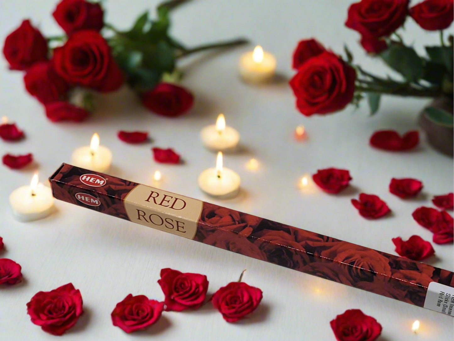 HEM Incense Sticks 8pk (Red Rose)