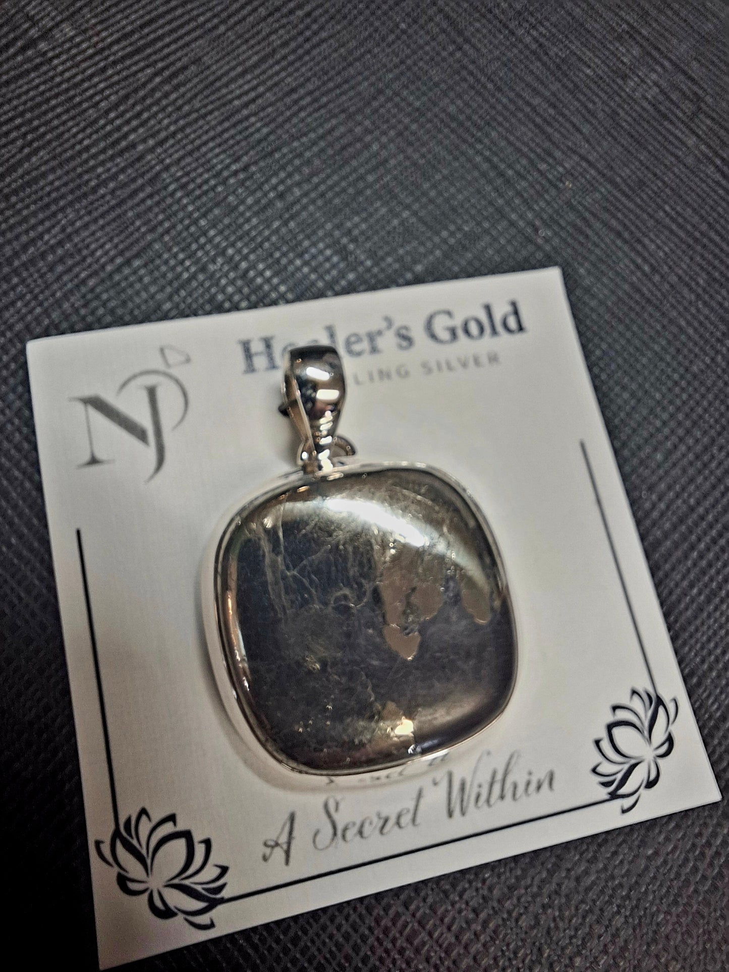 Healer's Gold Pendant (pyrite and magnetite)