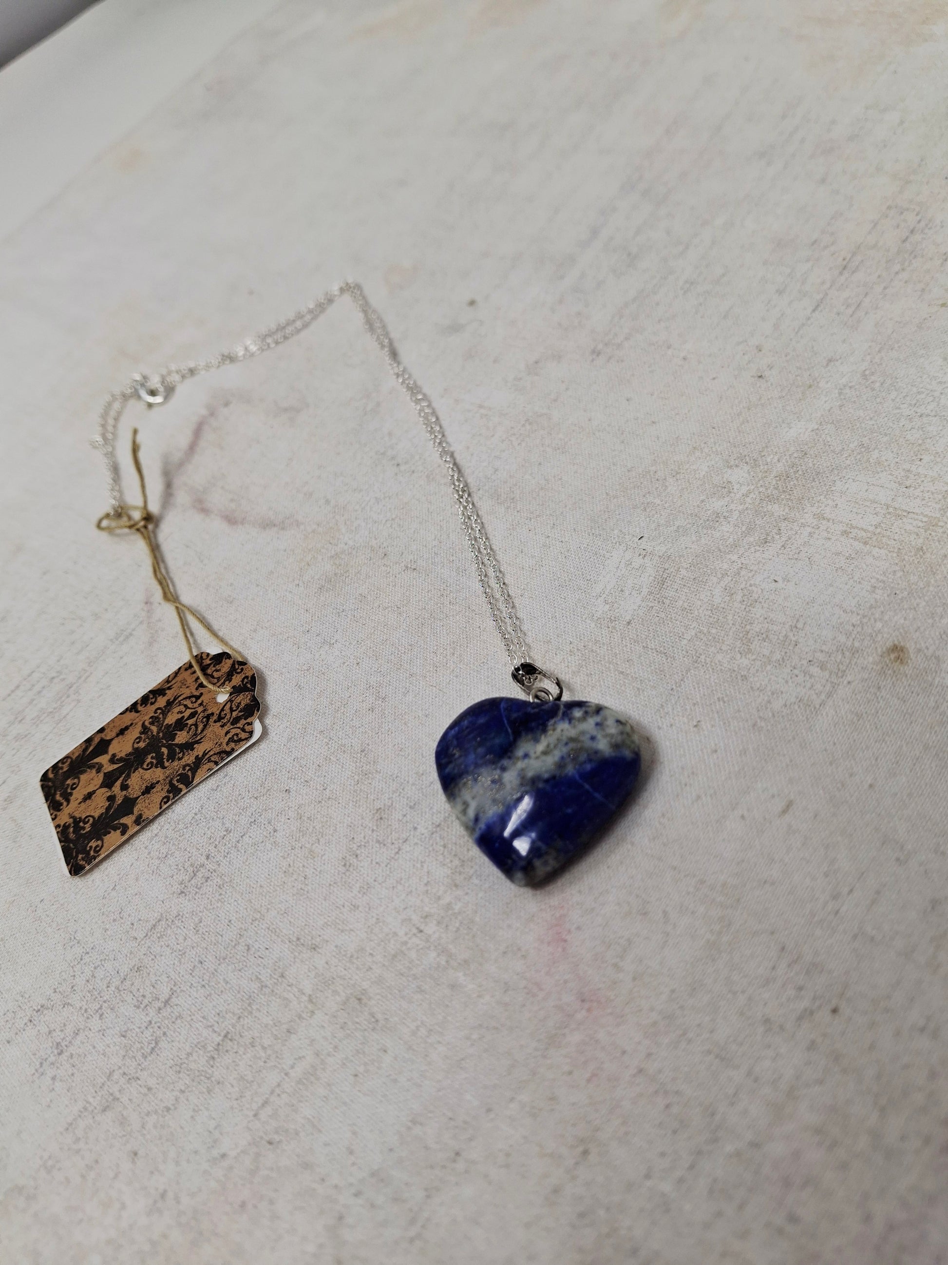 Heart Shaped Gemstone Pendants