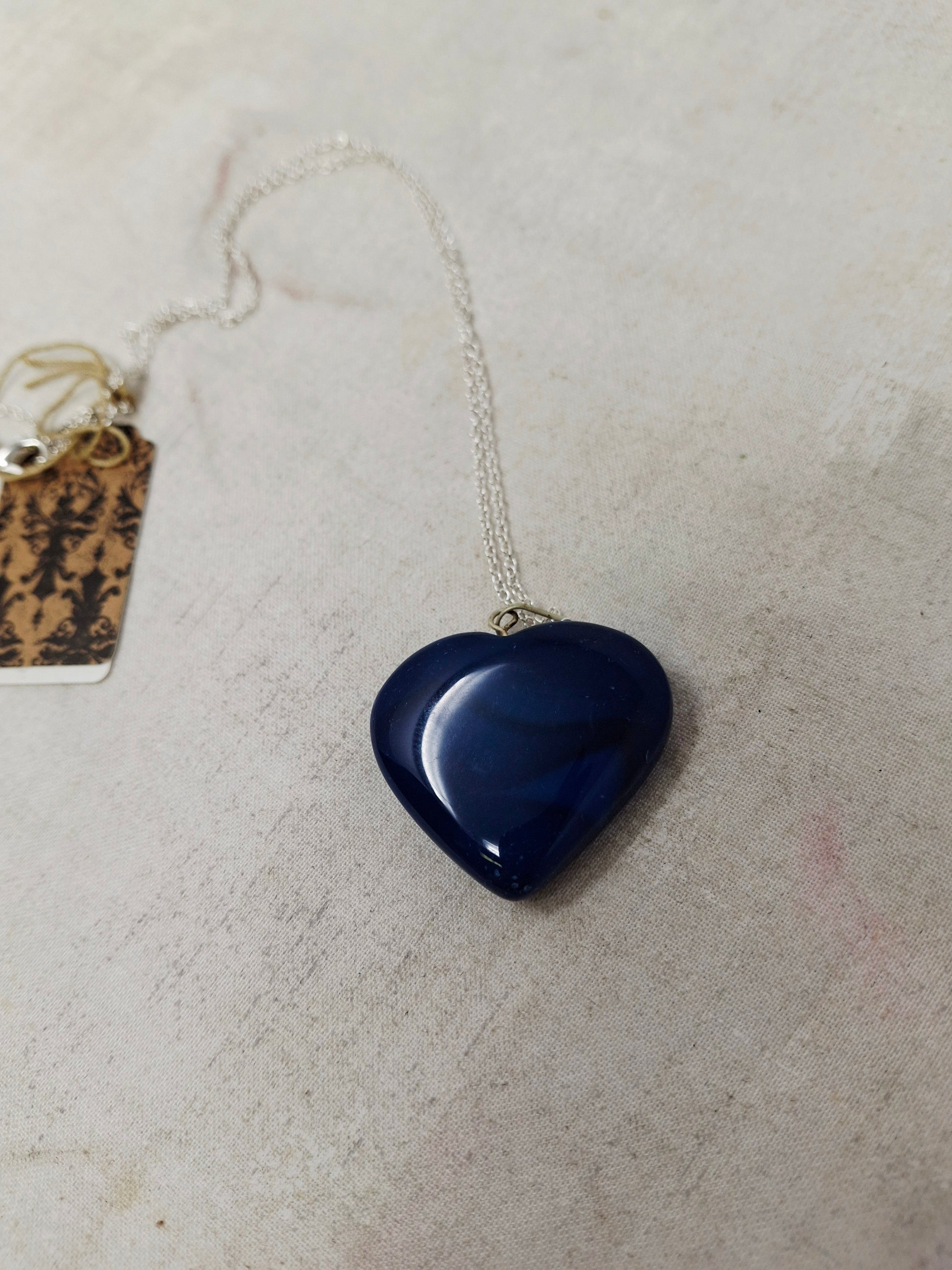Heart Shaped Gemstone Pendants