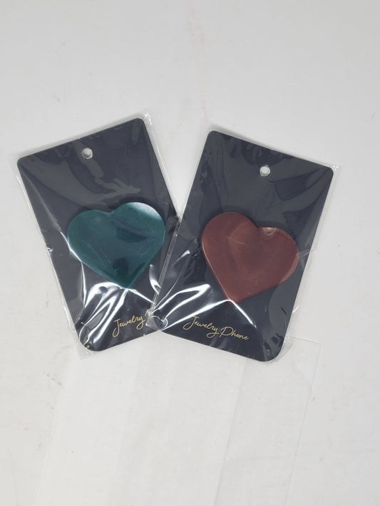 Heart Shaped Gemstone Pop Sockets