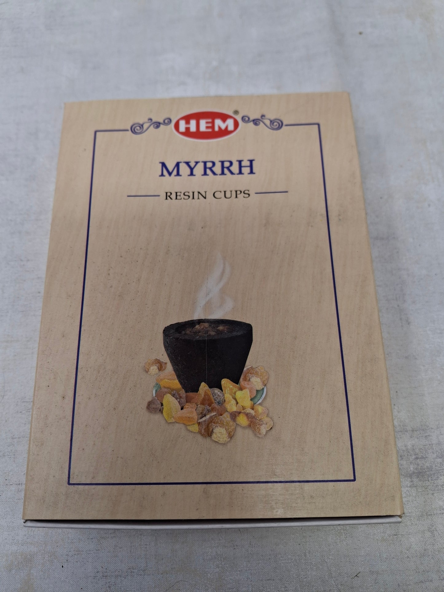 Hem Resin Cups ( Myrrh )