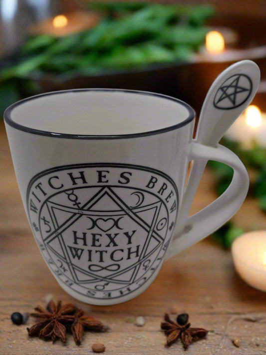 Hexy Witch Mug & Spoon Set