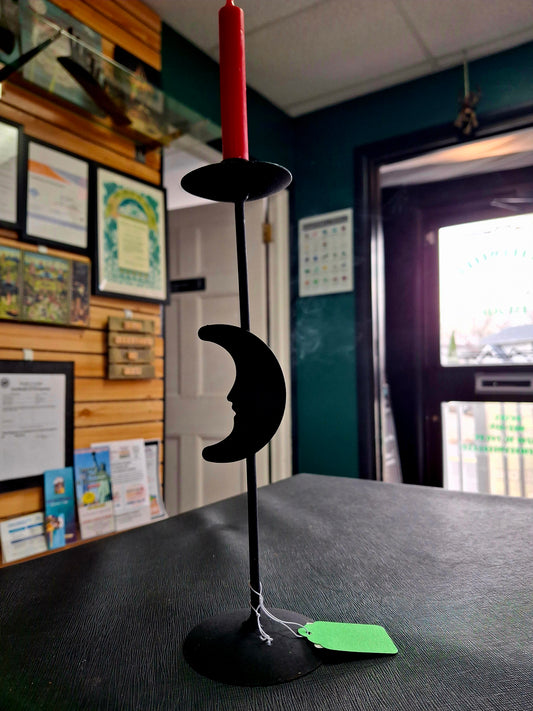 Iron Candle Holder/Moon