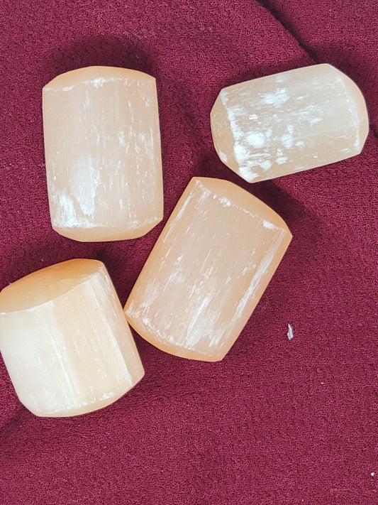 Jumbo Orange Selenite Tumbled