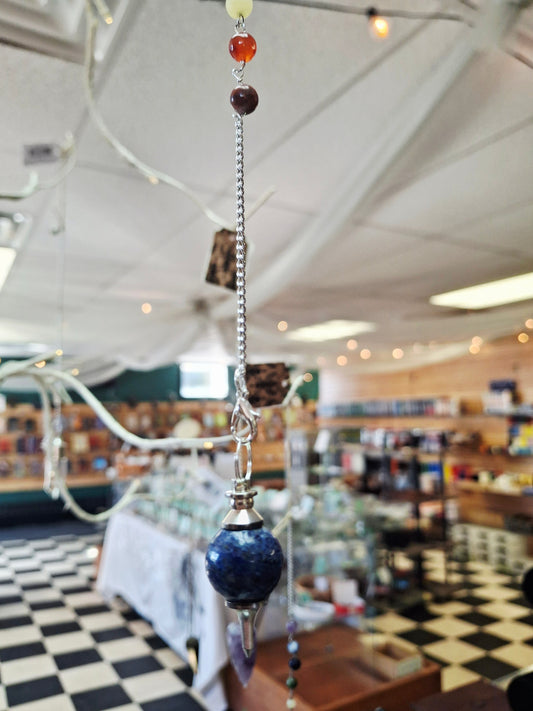 Lapis Lazuli Chain Ball Pendulum