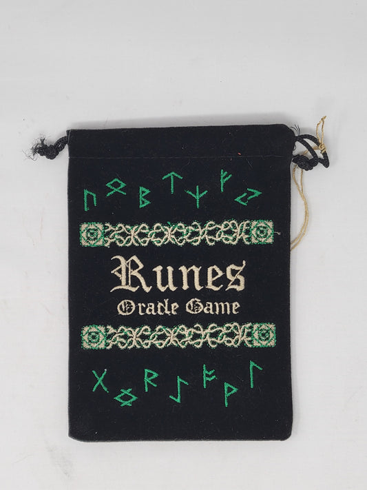 Large Velvet Tarot Bags 5" X 7" Runes Oracle Game