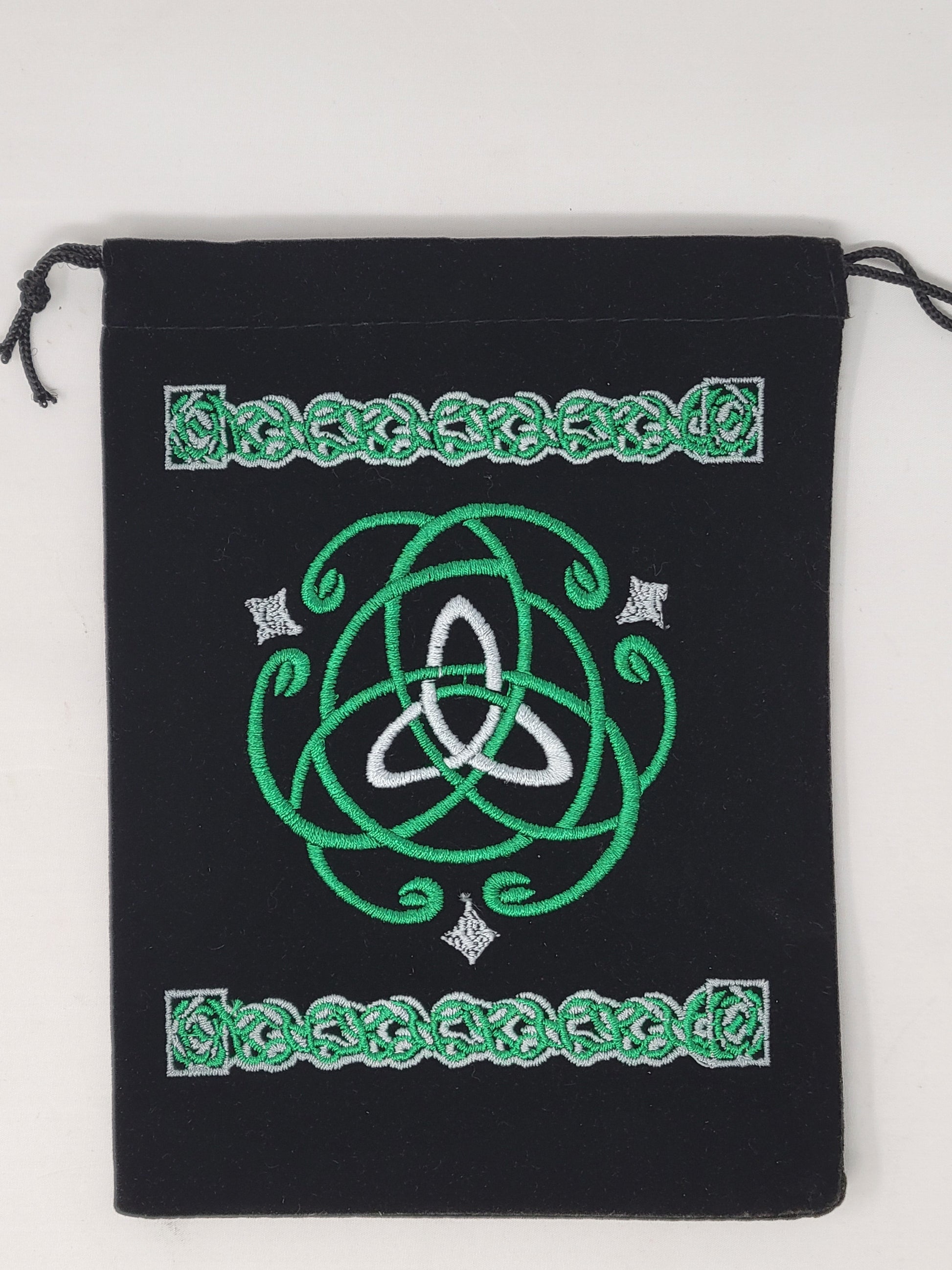 Large Velvet Tarot Bags 5" X 7" TRIQUETRA