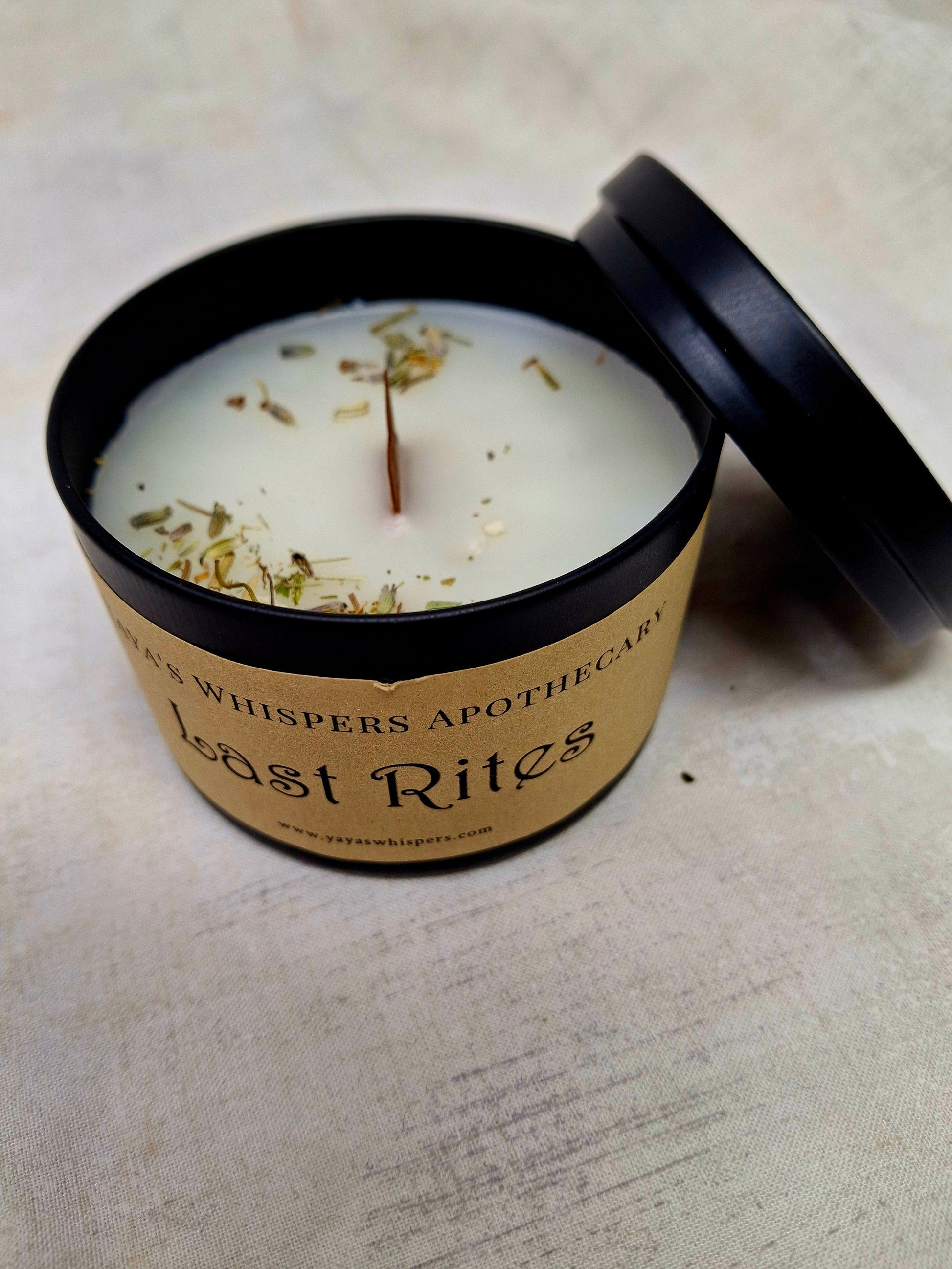 Last Rites (Yaya's Whispers Apothecary) Candle